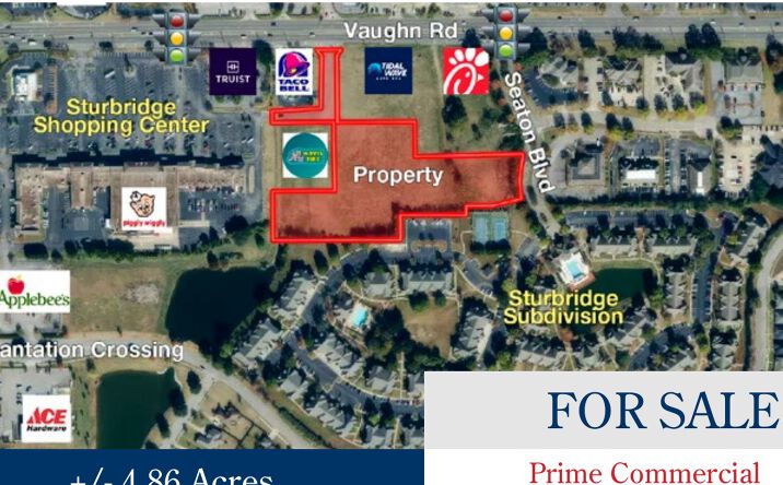 Pictures of Land property located at Seaton Boulevard & Vaughn Road, Montgomery, AL 36117 for sales - image #1