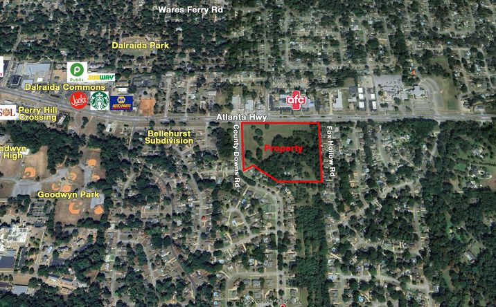 Pictures of Land, Retail property located at Atlanta Highway & County Downs Road, Montgomery, AL 36109 for sales - image #1