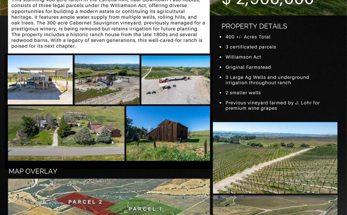 Pictures of Land property located at 7310 Estrella Road, San Miguel, CA 93451 for sales - image #1