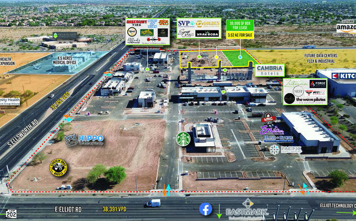 Pictures of Land property located at NEC Ellsworth Rd and Elliot Rd, Mesa, AZ 85212 for sales - image #1