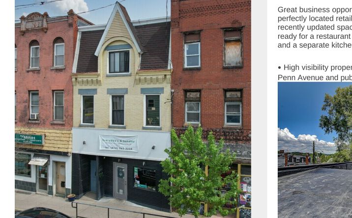 Pictures of Retail property located at 4919 Penn Ave, Pittsburgh, PA 15224 for sales - image #1