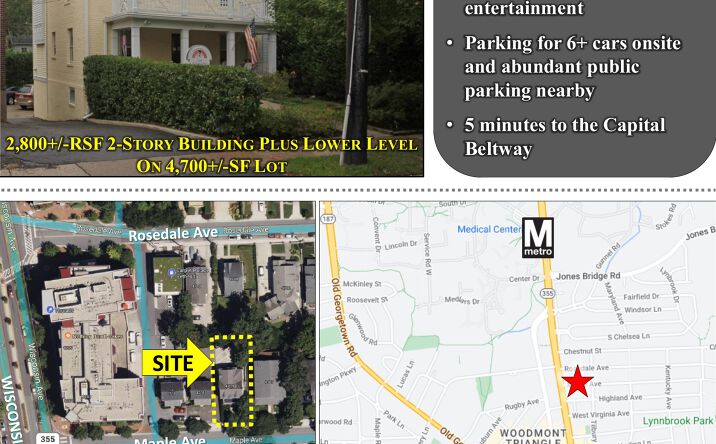 Pictures of Office property located at 4709 Maple Avenue, Bethesda, MD 20814 for sales - image #1