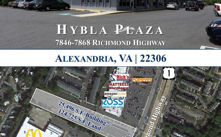 Pictures of Retail property located at 7846-7868 Richmond Highway, Alexandria, VA 22306 for sales - image #1