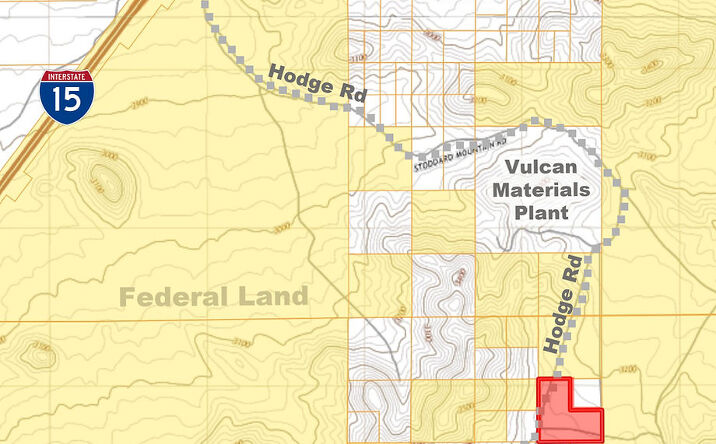 Pictures of Land property located at Hodge Rd, Apple Valley, CA 92342 for sales - image #1