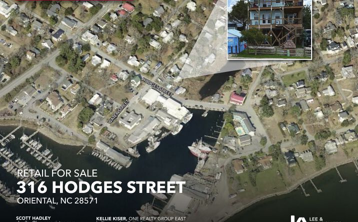 Pictures of Retail property located at 316 Hodges Street, Oriental, NC 28571 for sales - image #1