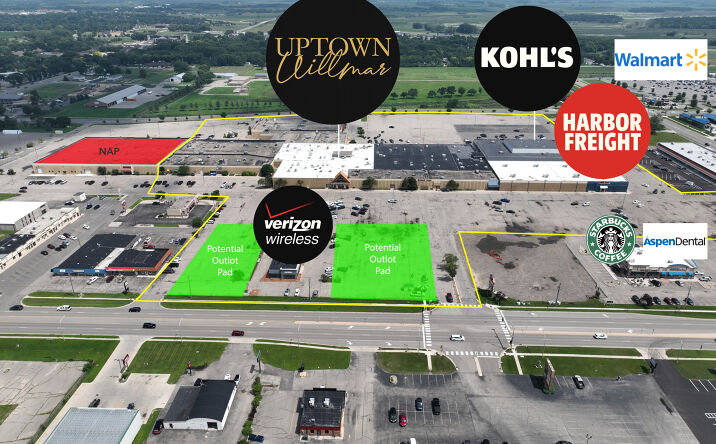 Pictures of Retail property located at 1605 FIRST ST S, WILLMAR, MN 56201 for sales - image #1