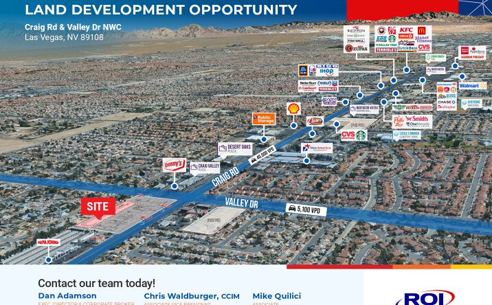 Pictures of Land property located at west craig road and valley drive NWC, North Las Vegas, NV 89032 for sales - image #1