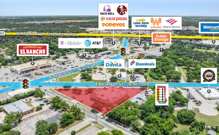 Pictures of Retail property located at 3809 East Belknap Street, Fort Worth, TX 76111 for sales - image #1