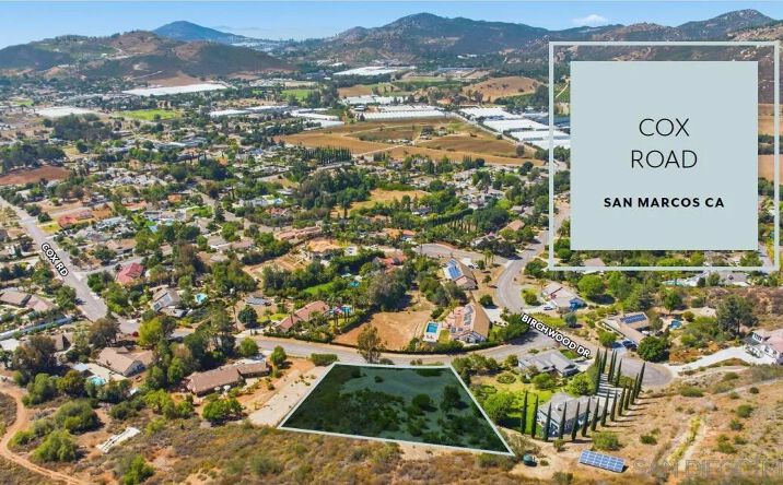 Pictures of Land property located at Cox Rd. Unit 0, San Marcos, CA 92069 for sales - image #1