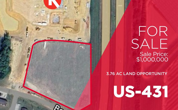 Pictures of Land property located at NW Corner of US-431 & Boynton Street, Headland, AL 36345 for sales - image #1