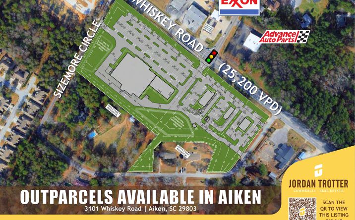 Pictures of Land, Retail property located at 3101 Whiskey Road, Aiken, SC 29803 for sales - image #1