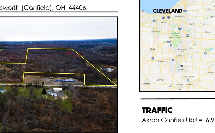 Pictures of Land property located at 10666 West Akron-Canfield Road, Canfield, OH 44406 for sales - image #1