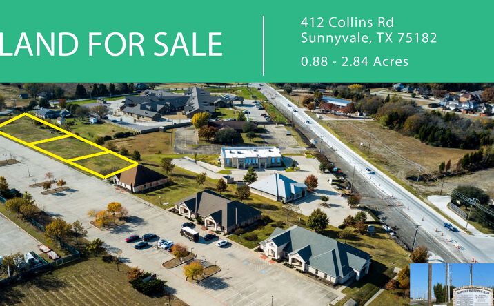 Pictures of Land property located at 412 Collins Road, Sunnyvale, TX 75182 for sales - image #1