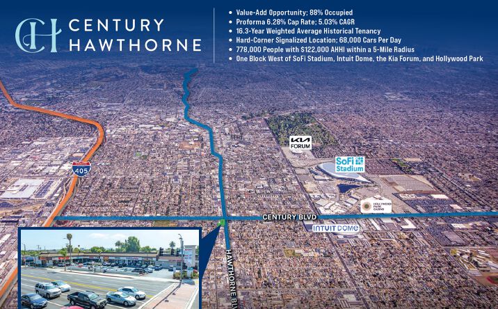 Pictures of Retail property located at 10001 Hawthorne Boulevard, Inglewood, CA 90304 for sales - image #1