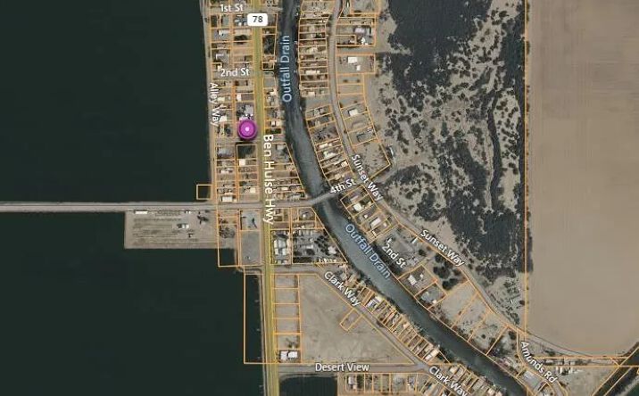 Pictures of Land property located at 4345 Ben Hulse Hwy Main S, Palo Verde, CA 92266 for sales - image #1