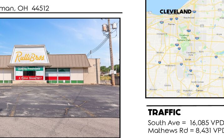 Pictures of Retail property located at 5780 South Ave, Boardman, OH 44512 for sales - image #1