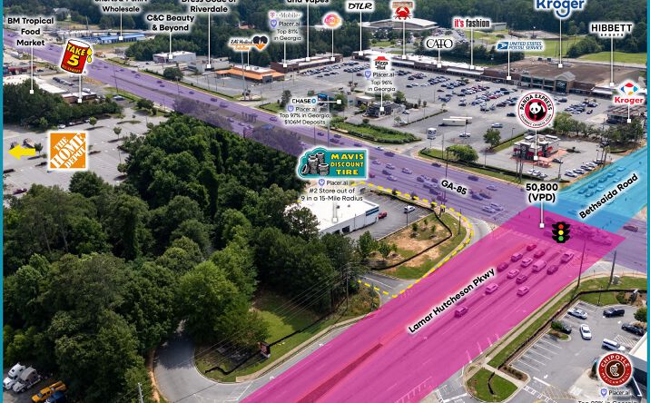Pictures of Retail property located at 7118 GA-85, Riverdale, GA 30274 for sales - image #1