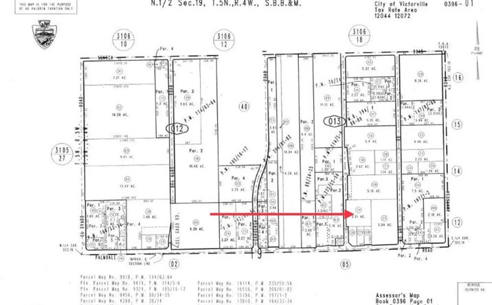 Pictures of Land property located at Borego Rd, Victorville, CA 92392 for sales - image #1
