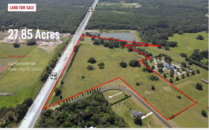 Pictures of Land property located at US Highway 98, Dade City, FL 33525 for sales - image #1