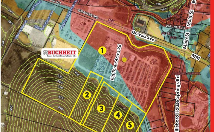 Pictures of Land property located at 4640-4685 Big 3 Acres Rd., House Springs, MO 63051 for sales - image #1