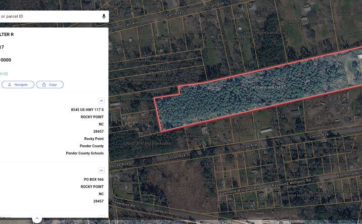 Pictures of Land property located at 8545 U.S. 117, Rocky Point, NC 28457 for sales - image #1