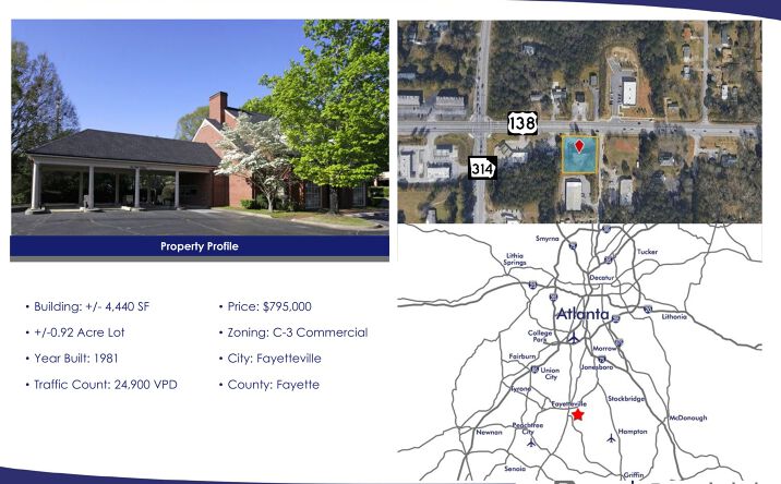 Pictures of Office property located at 3000 Hwy 138 SW, Fayetteville, GA 30214-5418 for sales - image #1
