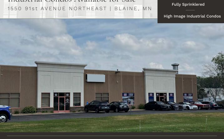 Pictures of Industrial property located at 1550 91st Avenue Northeast, Blaine, MN 55434 for sales - image #1