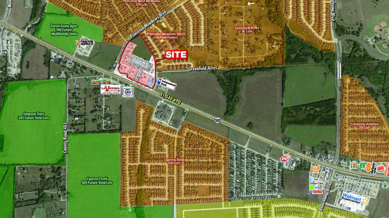 NEC Highway 380 and Princeton Meadows Boulevard, Princeton, TX 75407