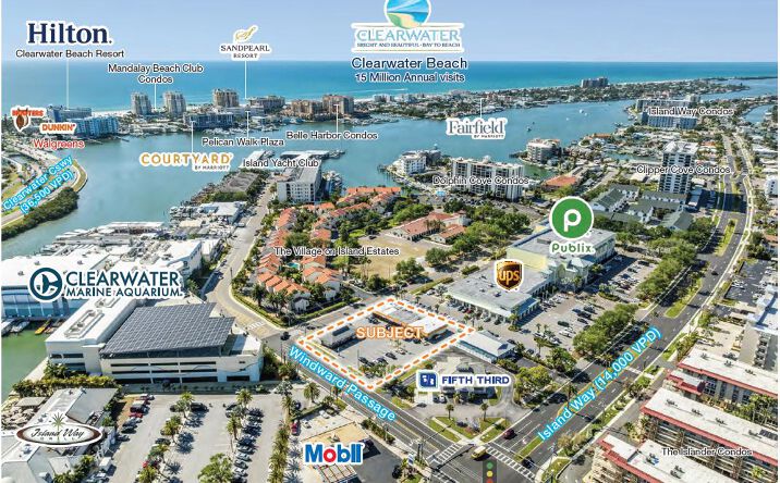 Pictures of Retail property located at 280 Windward Passage, Clearwater, FL 33767 for sales - image #1
