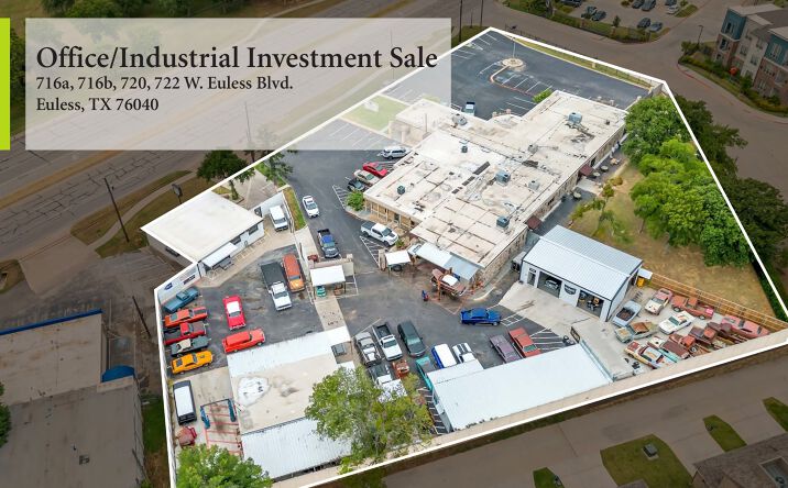 Pictures of Office, Industrial property located at 716a W. Euless Blvd., Euless, TX 76040, 716b W. Euless Blvd., Euless, TX 76040, 720 W. Euless Blvd., Euless, TX 76040, 722 W. Euless Blvd., Euless, TX 76040 for sales - image #1
