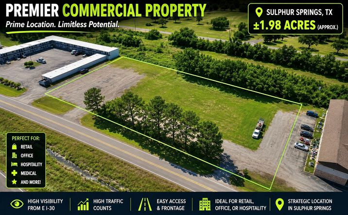 Pictures of Land property located at 1531 Industrial Drive East, Sulphur Springs, TX 75482 for sales - image #1