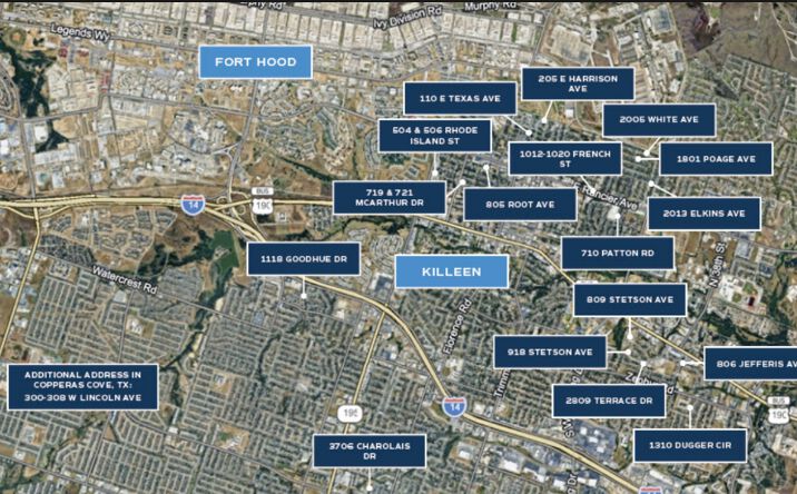 Pictures of Multifamily property located at Killeen Portfolio, Killeen, TX 76541 for sales - image #1