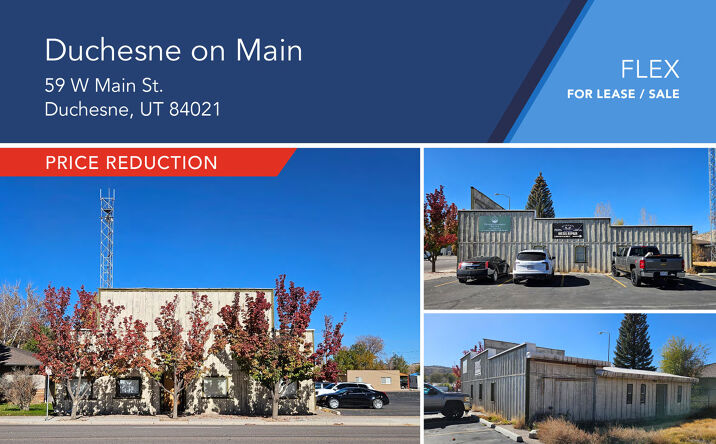 Pictures of Retail, Office, Mixed Use property located at 59 W Main St., Duchesne, UT 84021 for sales - image #1