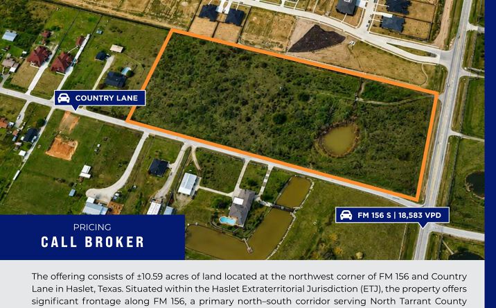 Pictures of Land property located at 11175 FM 156, Haslet, TX 76052 for sales - image #1