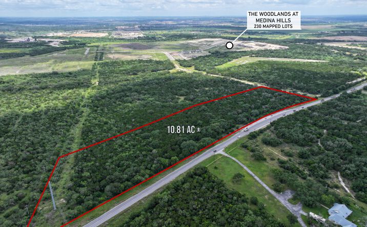 Pictures of Land property located at 10.81 AC +/- on FM 1283, Mico, TX 78056 for sales - image #1