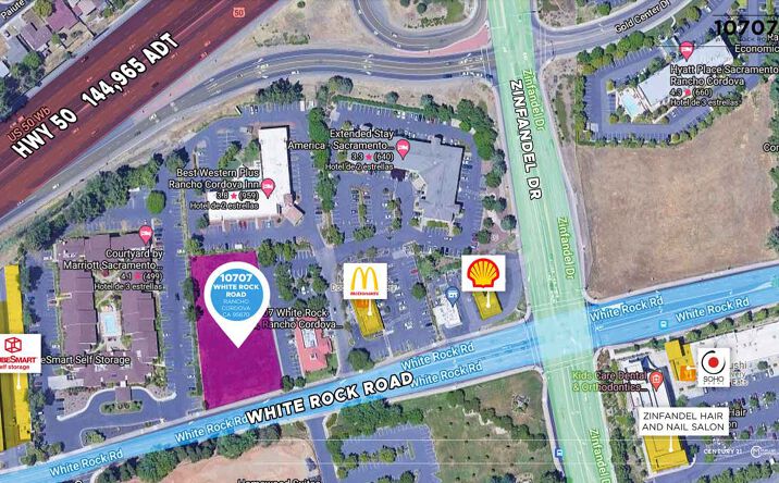 Pictures of Retail property located at 10707 White Rock Rd, Rancho Cordova, CA 95670 for sales - image #1