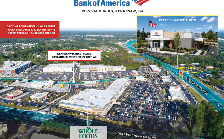 Pictures of Retail, Mixed Use property located at 1905 VAUGHN RD NW, KENNESAW, GA 30144-4578 for sales - image #1