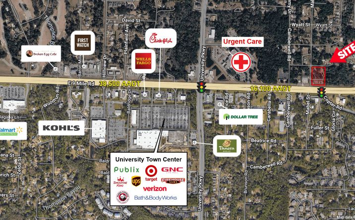 Pictures of Retail, Land, Special Purpose property located at 9400 MABEL ST, PENSACOLA, FL 32514-7758 for sales - image #1