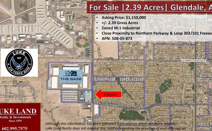 Pictures of Land property located at 6120 North Litchfield Road, Litchfield Park, AZ 85340 for sales - image #1