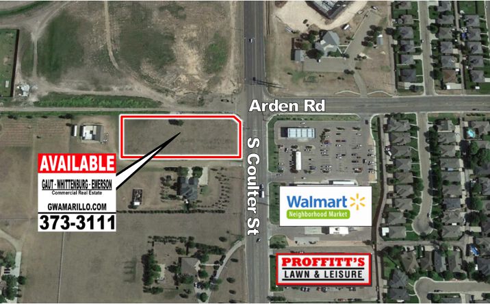 Pictures of Land property located at Coulter & Arden Rd - SWC, Amarillo, TX 79109 for sales - image #1