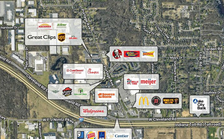 Pictures of Retail, Land property located at 3903 Portage Rd, South Bend, IN 46628 for sales - image #1