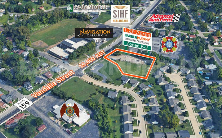 Pictures of Land property located at 1830 Vandalia St, Collinsville, IL 62234 for sales - image #1