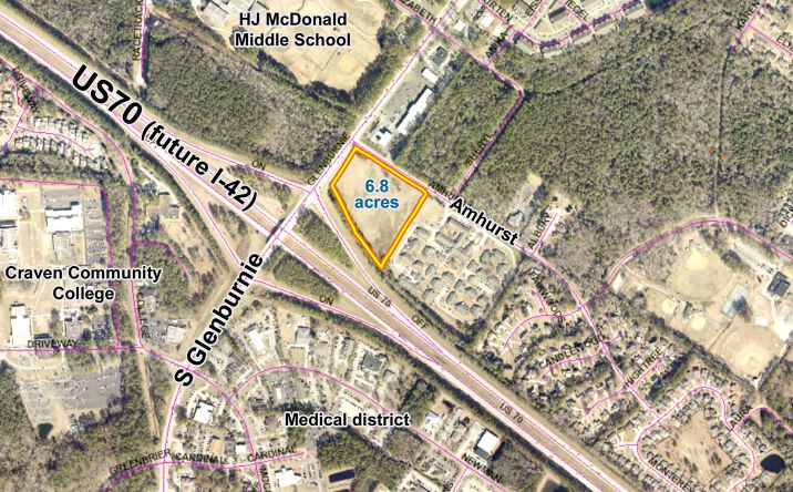 Pictures of Land property located at 2825 Amhurst Blvd, New Bern, NC 28562 for sales - image #1