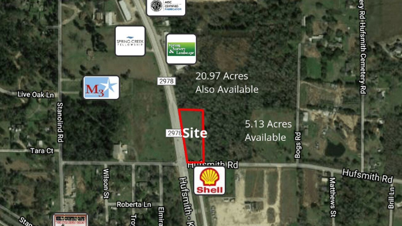 11220 Hufsmith Rd, Tomball, TX 77375 Land for Sale 11220 Hufsmith Road