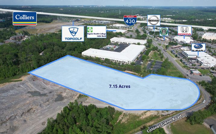 Pictures of Land property located at Colonel Glenn Rd & Bowman Rd, Little Rock, AR 72210 for sales - image #1