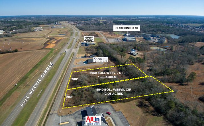 Pictures of Land property located at 5040 & 5050 Boll Weevil Circle, Enterprise, AL 36330 for sales - image #1