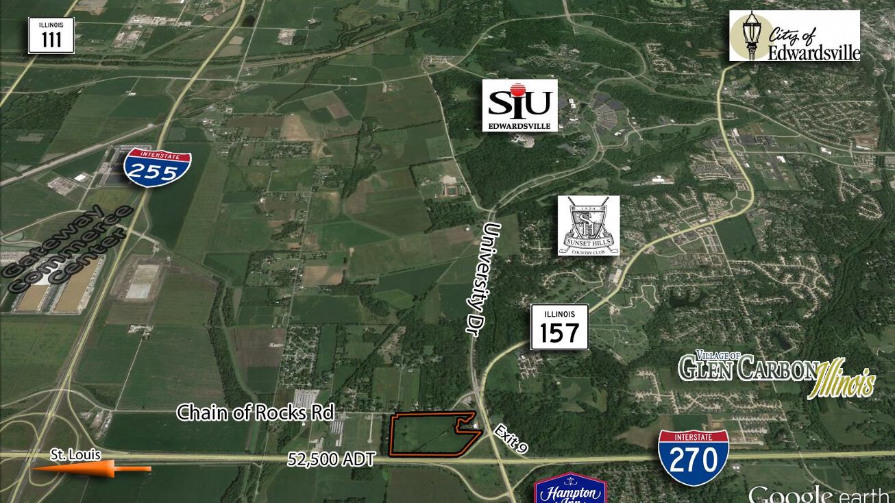 Chain of Rocks Rd, Edwardsville, IL 62025 Land for Sale Chain of