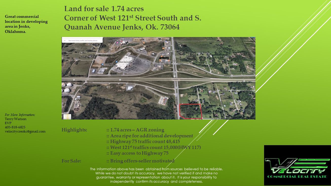 W 121st St S, Jenks, OK 74033