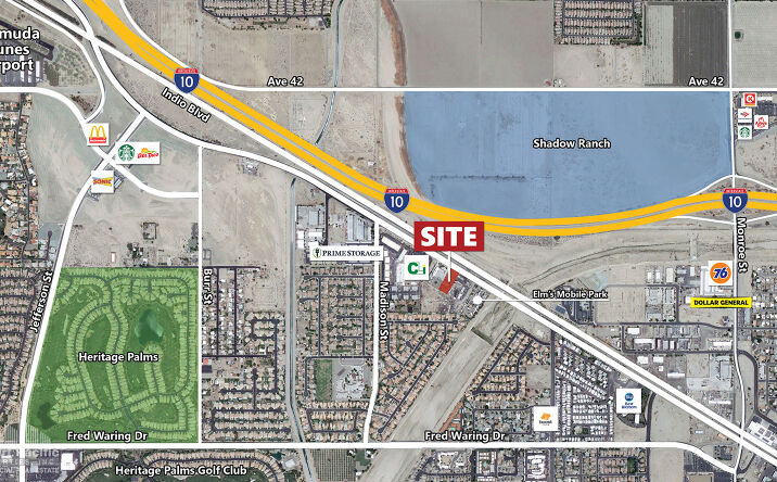 Pictures of Land property located at 81225 Indio Blvd, Indio, CA 92201 for sales - image #1