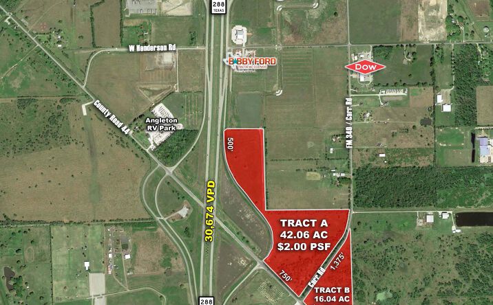 Pictures of Land property located at 0 Hwy 288 and CR 44, Angleton, TX 77515 for sales - image #1